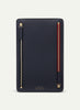 SMYTHSON - Multi-Zip Case - Panama Leather - Navy - Front