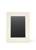 SMYTHSON - Medium Panama Leather Photo Frame - Chalk - Front
