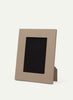 SMYTHSON - Photo Frame - Small - Panama Leather - Sandstone - Side