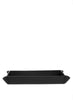 SMYTHSON - Panama Leather Rectangular Trinket Tray - Black - Front