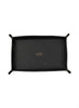 SMYTHSON - Panama Leather Rectangular Trinket Tray - Black - Top
