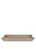 SMYTHSON - Panama Leather Rectangular Trinket Tray - Sandstone - Front