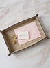 SMYTHSON - Rectangular Trinket Tray - Small - Panama Leather - Sandstone - Lifestyle 