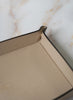 SMYTHSON - Rectangular Trinket Tray - Small - Panama Leather - Sandstone - Lifestyle 