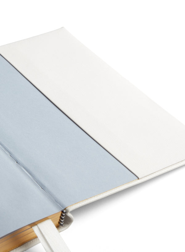 SMYTHSON - SAY I DO Panama Leather Wedding Planner - White - Angle Inside