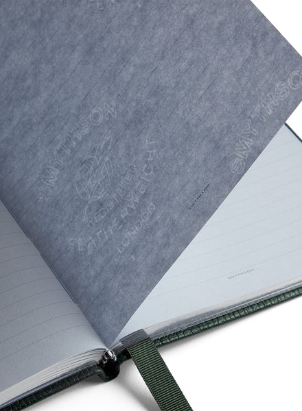SMYTHSON - Soho Notebook, Bottle Green - Inside