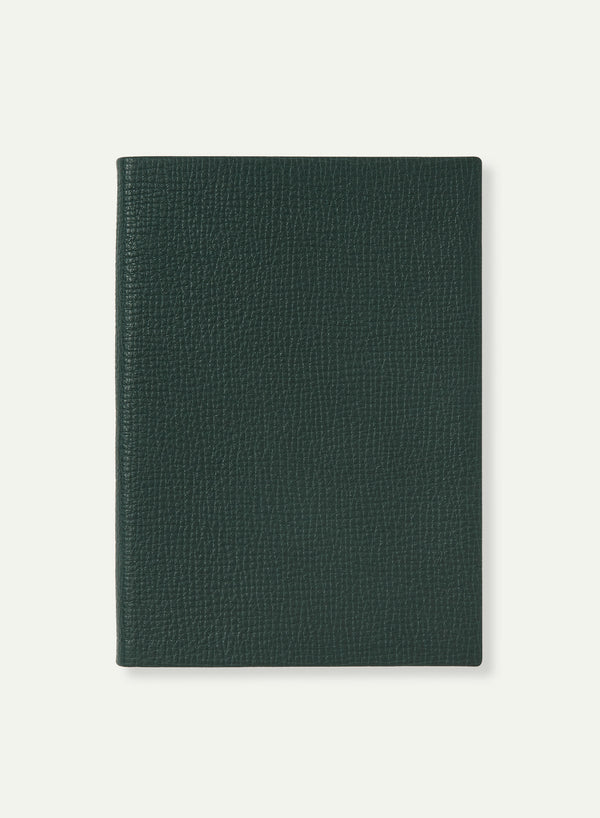 SMYTHSON - Soho Notebook - Ludlow Leather - Bottle Green - Front