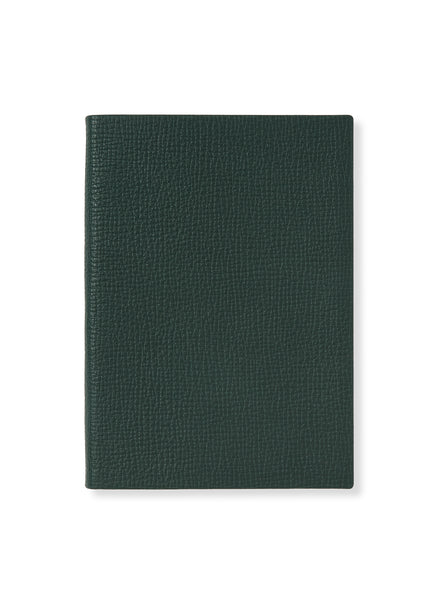 SMYTHSON - Soho Notebook, Bottle Green - Front