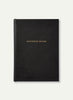 SMYTHSON - Telephone And Address Record Book - Panama Leather - Black - Front