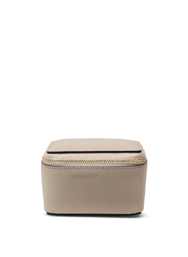 SMYTHSON - Panama Medium Trinket Case, Sandstone - Front