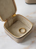 SMYTHSON - Trinket Case - Crossgrain Leather - Small - Sandstone - Lifestyle 