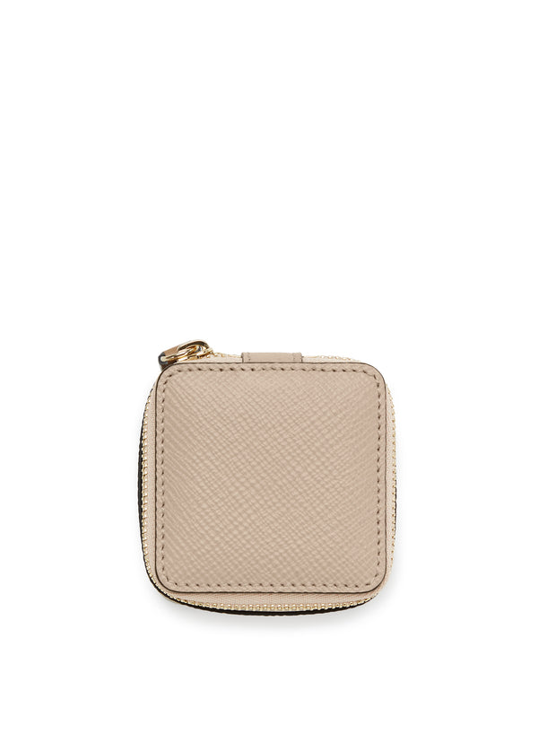 SMYTHSON - Panama Square Trinket Case, Sandstone - Top