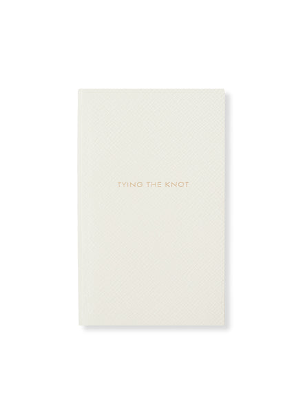 SMYTHSON - TYING THE KNOT Panama Leather Notebook - Front