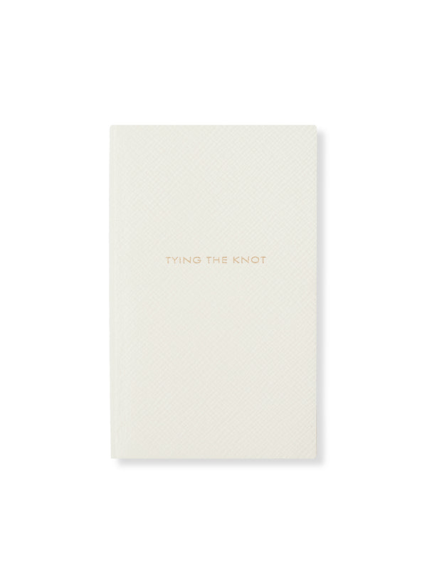 SMYTHSON - TYING THE KNOT Panama Leather Notebook - Front