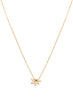 Pearl Cluster Gold Necklace - detail