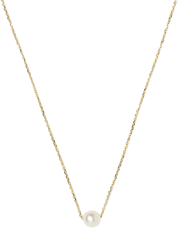Pearl Fine Chain 18ct Gold Necklace