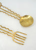 Sebastião Lobo - Handcrafted Solid Brass Salad Servers III - Detail 1
