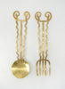 Sebastião Lobo - Handcrafted Solid Brass Salad Servers III - Lead Image