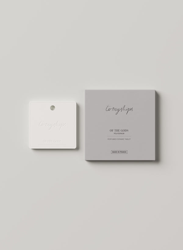 TO MY SHIPS Of The Gods Polygonum Perfumed Ceramic Tablet - Tablet and Box