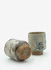 TROY TOWN -  Set of Two Tea Cups (Yunomi) with Hakeme Glaze - Side