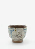 TROY TOWN - Set of Two Tea Cups (Yunomi) with Hakeme Glaze - Cup 2