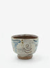 TROY TOWN - Set of Two Tea Cups (Yunomi) with Hakeme Glaze - Cup 2