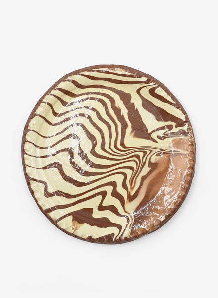 TROY TOWN - Slipware Plate - Top