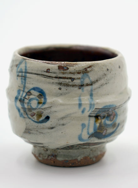TROY TOWN - Tea Cup (Yunomi) with Hakeme Glaze - Detail 2