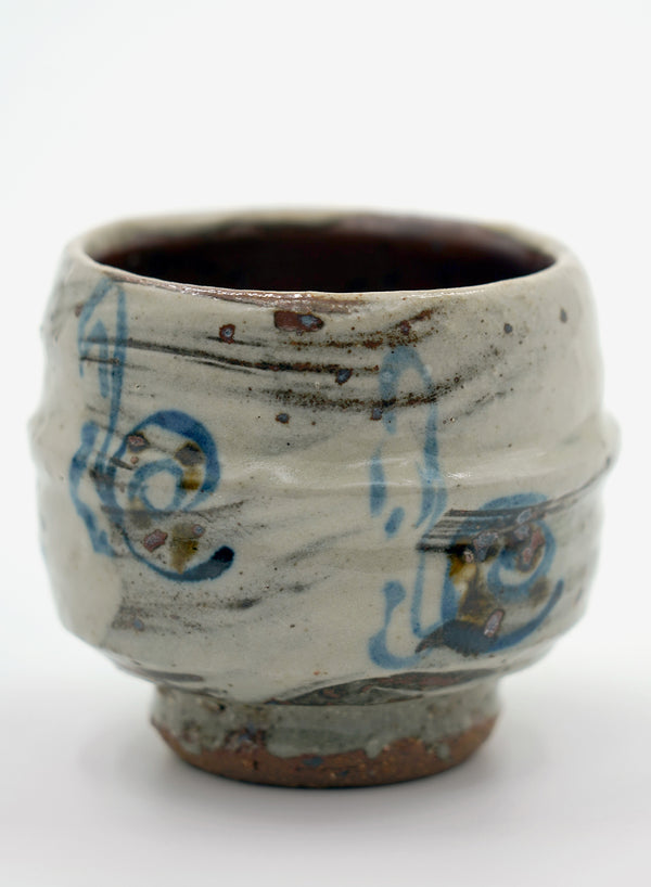 TROY TOWN - Tea Cup (Yunomi) with Hakeme Glaze - Detail 2
