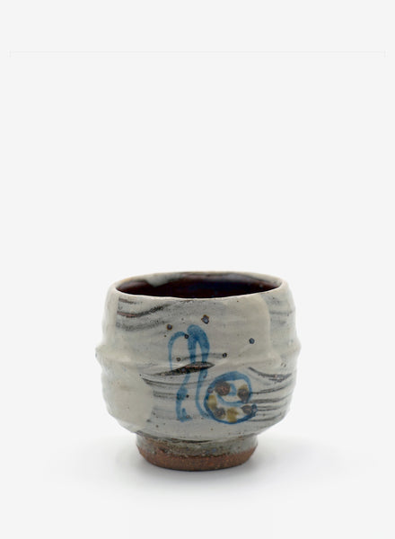 TROY TOWN - Tea Cup (Yunomi) with Hakeme Glaze - Lead Image