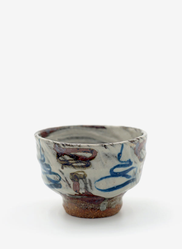 TROY TOWN - Tea Cup (Yunomi) with Hakeme Glaze - Lead Image