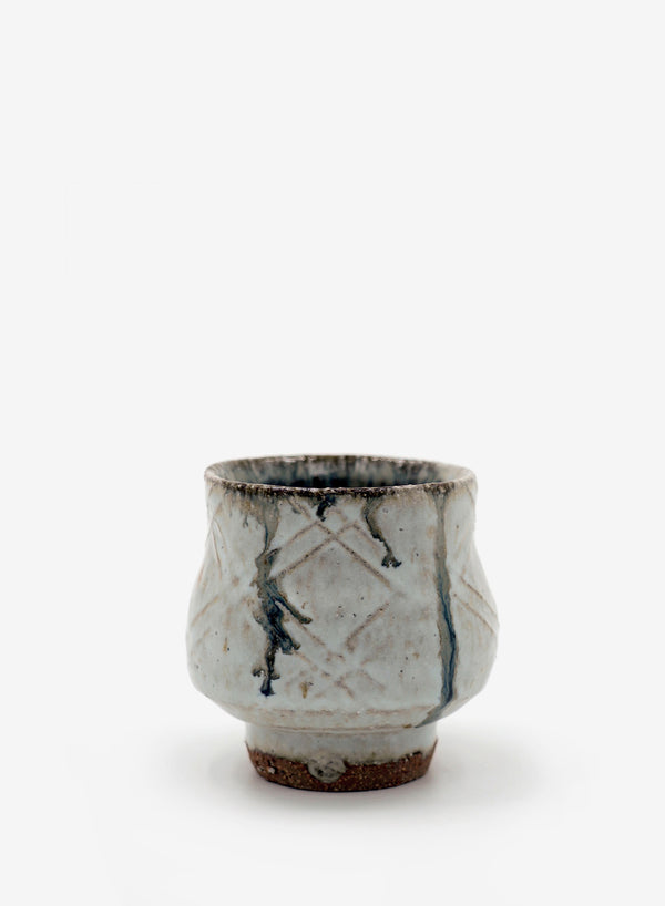 TROY TOWN - Tea Cup (Yunomi) with Nuka Glaze - Front