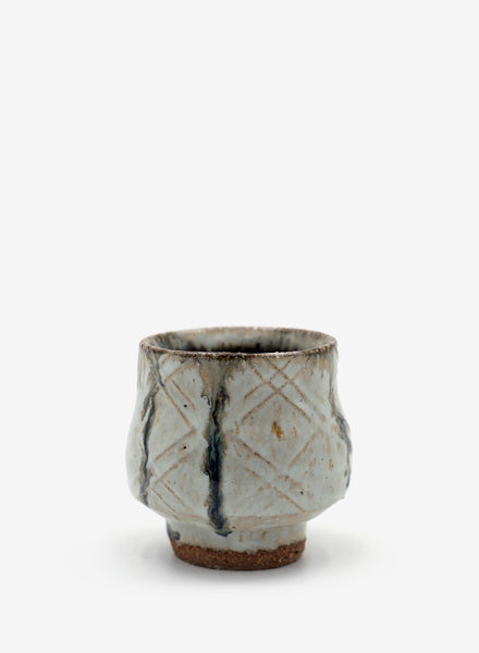 TROY TOWN - Tea Cup (Yunomi) with Nuka Glaze - Side 2