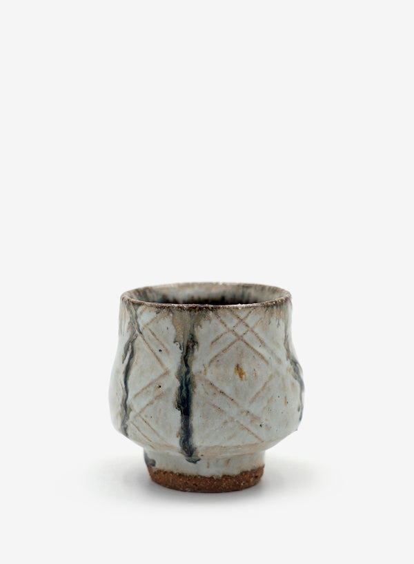 TROY TOWN - Tea Cup (Yunomi) with Nuka Glaze - Side 2