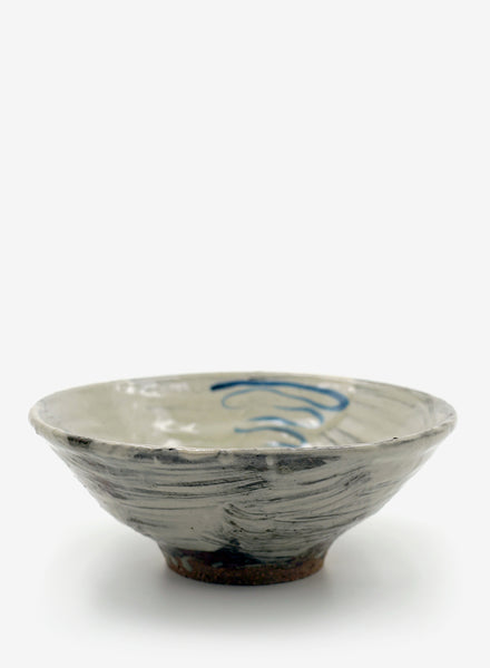TROY TOWN - Wide Bowl with Hakeme Glaze - Lead Image