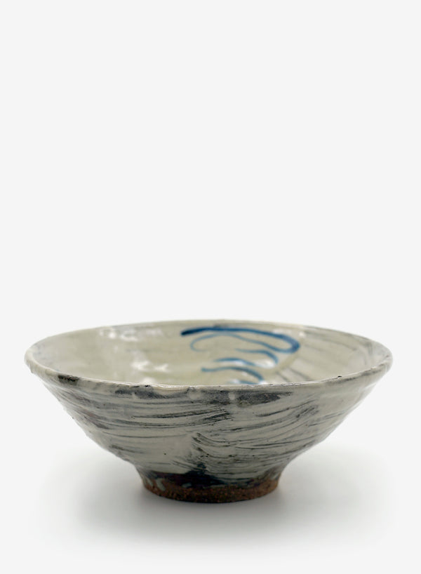 TROY TOWN - Wide Bowl with Hakeme Glaze - Lead Image
