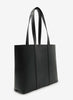 URSULA X JANECARR Leather Tote - Black - Angle