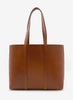 URSULA X JANECARR Leather Tote - Tan - Back