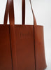 URSULA X JANECARR Leather Tote - Tan - Detail