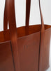 URSULA X JANECARR Leather Tote - Tan - Detail 1