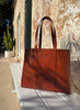 URSULA X JANECARR Leather Tote - Tan - Lifestyle 1
