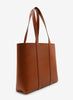 URSULA X JANECARR Leather Tote - Tan - Angle