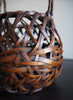 VINTAGE JAPANESE HANDWOVEN BAMBOO BASKET IV - Detail 