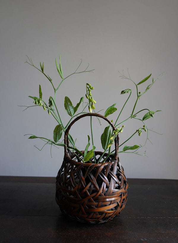 VINTAGE JAPANESE HANDWOVEN BAMBOO BASKET IV - Lifestyle 