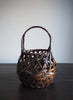 VINTAGE JAPANESE HANDWOVEN BAMBOO BASKET IV - Side 