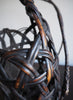 VINTAGE JAPANESE HANDWOVEN BAMBOO BASKET V - Detail 