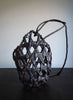 VINTAGE JAPANESE HANDWOVEN BAMBOO BASKET V - Side 