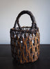 VINTAGE JAPANESE HANDWOVEN BAMBOO BASKET VI - Side 