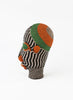 WEST AFRICAN GLASS BEADED HEAD - side