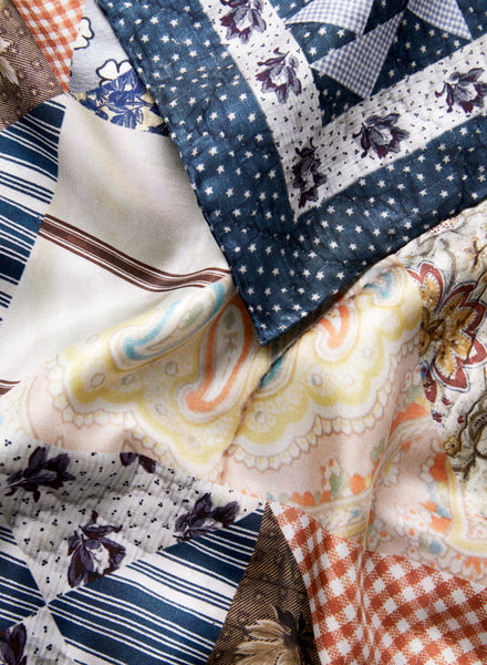 JANE CARR The Prairie Square in Storm, navy and neutral multicolour printed silk twill scarf – detailJANE CARR The Prairie Square in Storm, navy and neutral multicolour printed silk twill scarf – detail